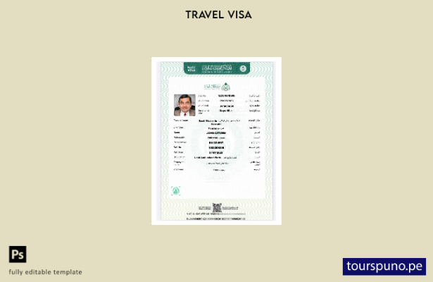 lista para imprimir la plantilla de visa electrónica de Arabia Saudita en form 5